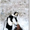 Camden Maid - Banksy Greeting Card