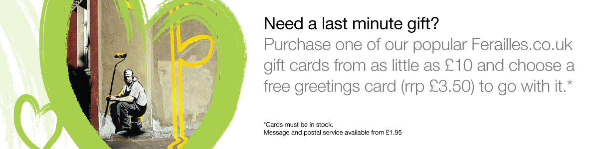Need a last minute gift?  Pick a popular gift voucher and choose a greeting card free for the voucher