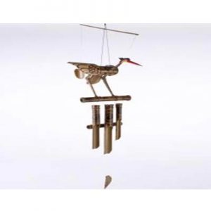 Hanging Bamboo Wind Chime – Bird LARGE – 105 cm Tall.