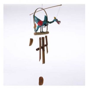 Hanging Bamboo Wind Chime – Bright Dragon - 98 cm Tall