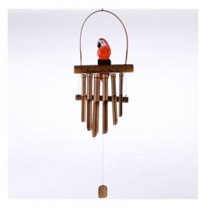 Hanging Bamboo Wind Chime – Parrot – 111 cm Tall