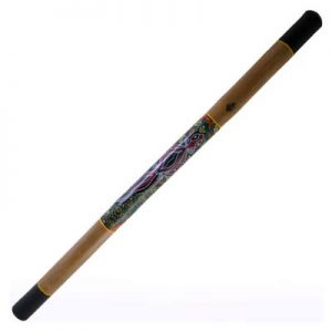 Hand painted bamboo didgeridoo