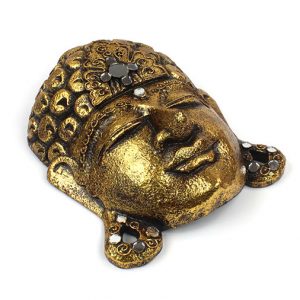 Gold Buddha Face Mask - Wall Decoration