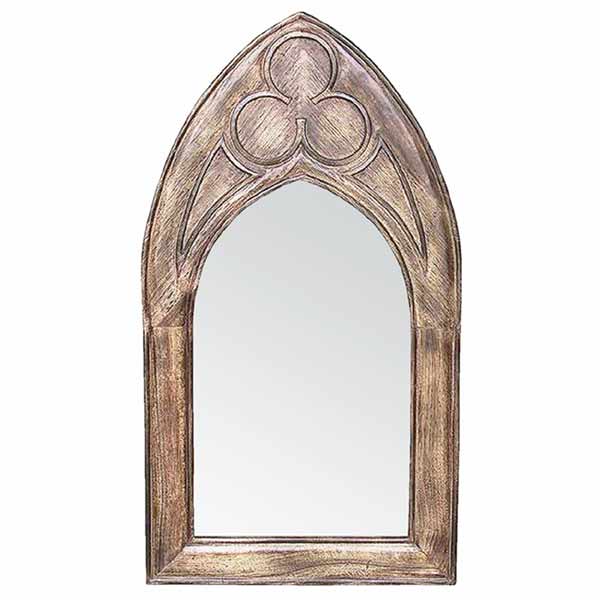 Gothic Arched Mirror Large Ferailles, Large Gothic Wall Mirror