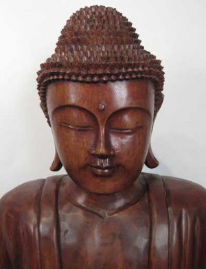 Meditating Buddha. Sitting. 100cm front close