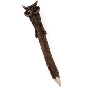 Owl - Handmade Thai Twig Pencils - ferailles.co.uk