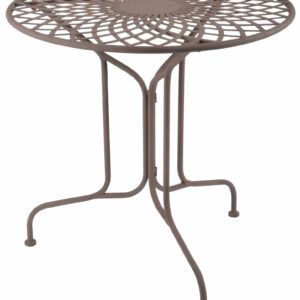 Country Green Round Garden Metal Table