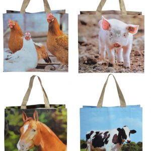 Re-usable Farm Animal Shopping Bags