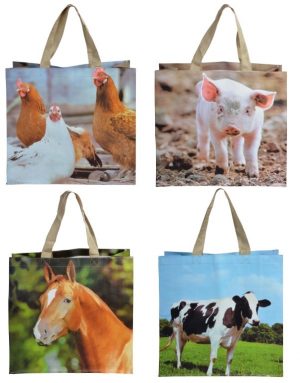 Re-usable Farm Animal Shopping Bags