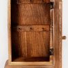 Heart Design - Key Box Cabinet - White Wash - Inner View