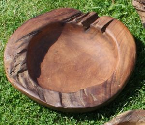 Teak Root Bowl - Small. 30 cm dia