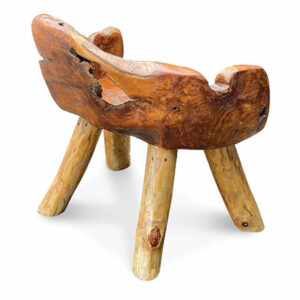 Teak Root Chair - large - rear quarter view