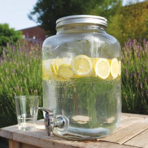 Glass Jar Juice Dispenser. Outside 1