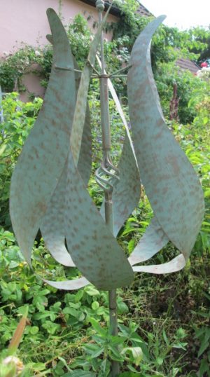 The Jubilee Wind Sculpture. Verdigris