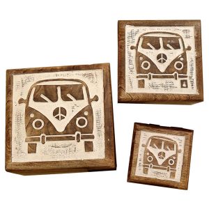 Set of 3 VW camper boxes