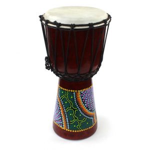 Djembe Drum - mid size 40cm handpainted