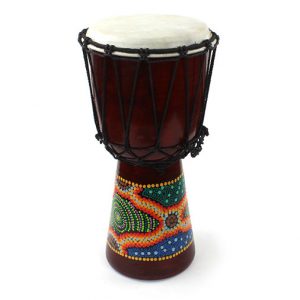 Medium djembe style african drum