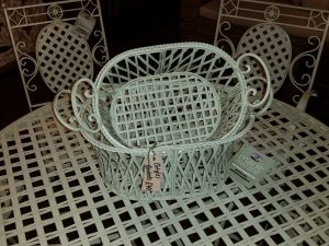 Set of 2 - Lattice Baskets. Available separately.