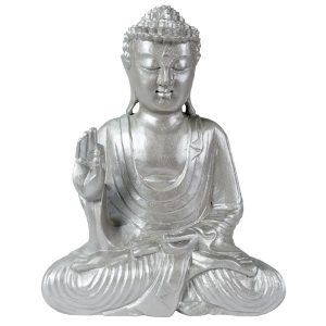 solid-wooden-contemporary-silver-sitting-buddha-30cm