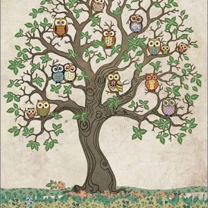 owl-oak-greeting-card