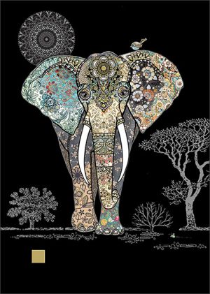 decorative-elephant-jewels-bug-art-cards