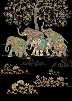 five-elephants-jewels-bug-art-cards