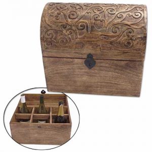 mango-wood-domed-wine-holder-chest