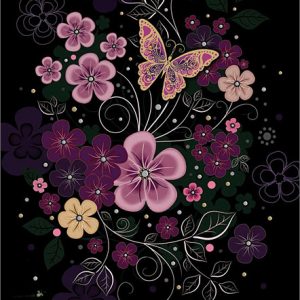 pink-flowers-jewels-bug-art-cards