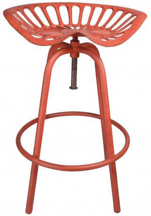 adjustable-tractor-stool-red