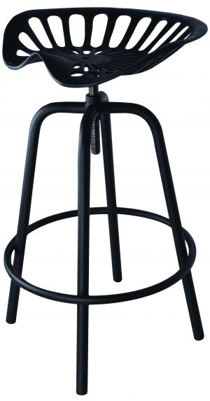 black-tractor-seat-stool-side-view