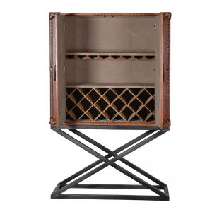 contemporary-drinks-leather-case-cabinet-open