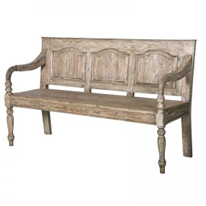 Reclaimed Pine Colonial Bench
