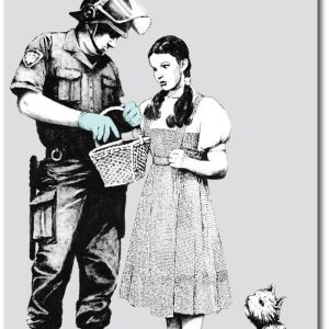 Dorothy Searched - Banksy Greeting Card