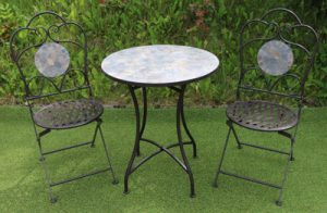 Mosaic Patio Garden Table Chair SET