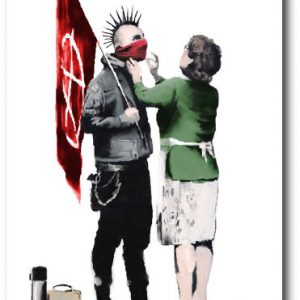 Mum Punk - Banksy Greeting Card