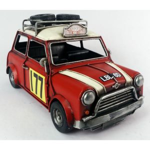 Ornamental 1967 Monte Carlo Rally - Red Mini Cooper - Large