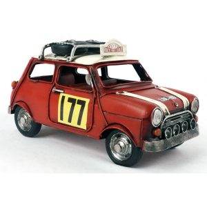 Ornamental 1967 Monte Carlo Rally - Red Mini Cooper - Small