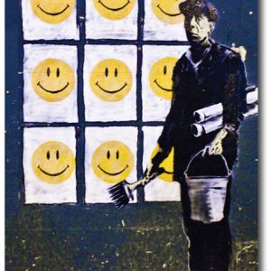 Smileys - Banksy Greeting Card