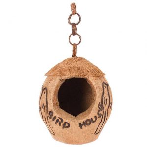 Handmade Eco Coconut Bird House