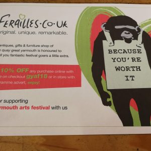 Ferailles Great Yarmouth Arts Festival OFFER