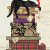 Cat Presents - Bug Art Christmas Card - Ac001
