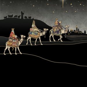 Three Kings Journey - Bug Art Christmas Card