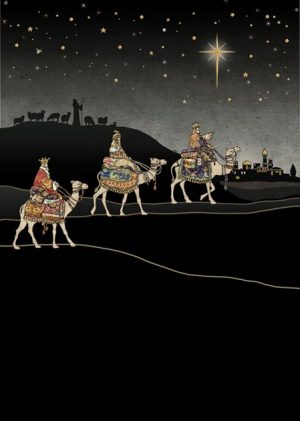 Three Kings Journey - Bug Art Christmas Card