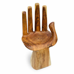 Long Fingered Large Hand Chair Suar Wood Bali