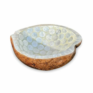 Pearl Lined Coconut Bowl