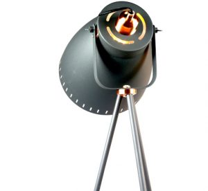 Film Set Tripod Floor Lamp - Large - back of shade shot