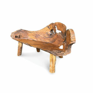 Large Teak Root Garden Bench Seat