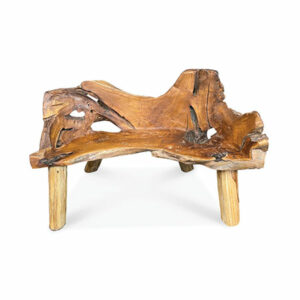 Medium Size 4 Legged Teak Root Bench