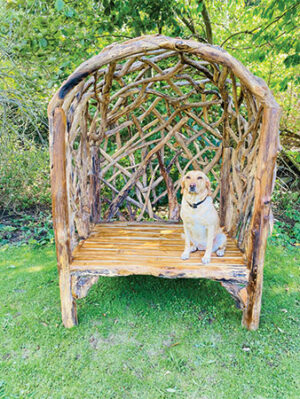 Solid Teak Root Arbour - handmade in Indonesia