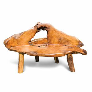 Teak Root Bench - Medium - 4 Legs